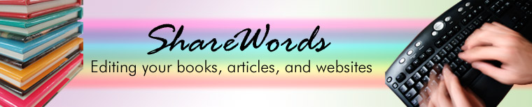 ShareWords: Editing your books, articles, and websites